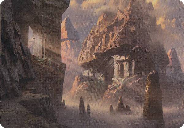 マジックザギャザリング AFR 62/81 山 (日本語版 アート・カード) フォーゴトン・レルム探訪