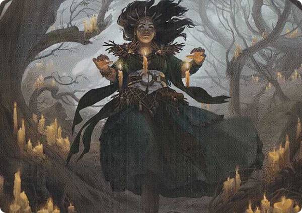 マジックザギャザリング MID JP 15/81 蝋燭林の魔女 (日本語版 アート・カード) イニストラード：真夜..