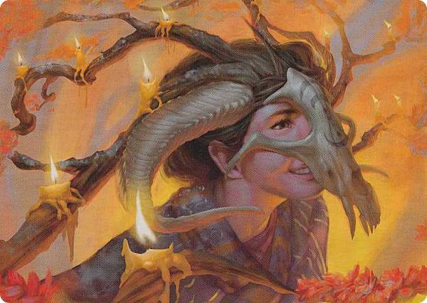 マジックザギャザリング MID JP 17/81 垣魔女の仮面 (日本語版 アート・カード) イニストラード：真夜中の狩り