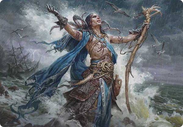 マジックザギャザリング MID JP 25/81 溺神の信奉者、リーア (日本語版 アート・カード) イニストラード：真夜中の狩り