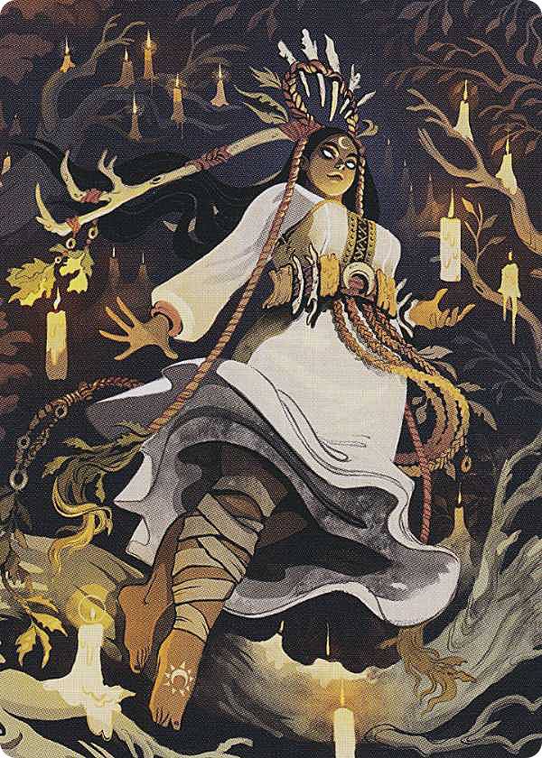 マジックザギャザリング MID JP 76/81 蝋燭林の魔女 (日本語版 アート・カード) イニストラード：真夜..