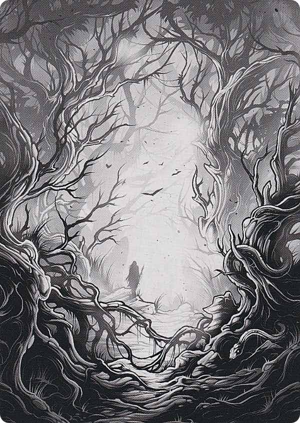 マジックザギャザリング MID JP 81/81 森 (日本語版 アート・カード) イニストラード：真夜中の狩り