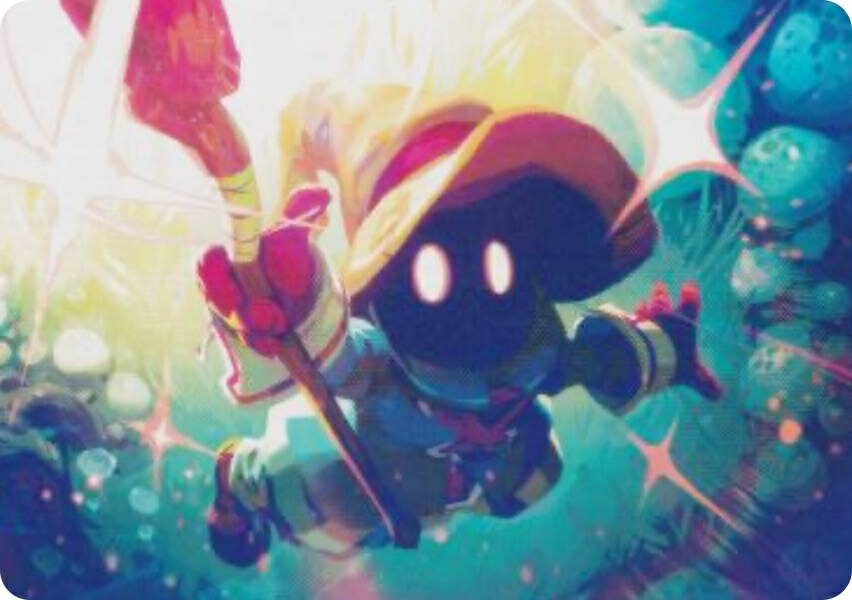 マジックザギャザリング FIN JP 17/53 迷える黒魔道士、ビビ (日本語版 アート・カード) FINAL FANTASY ファイナルファンタジー (MTG)