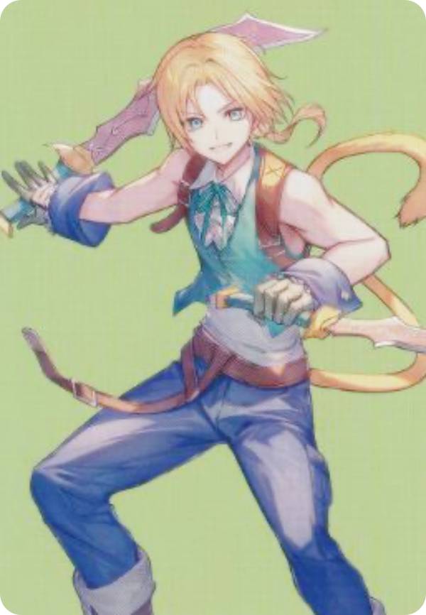 マジックザギャザリング FIN JP 49/53 陽気な義賊、ジタン (日本語版 アート・カード) FINAL FANTASY ..