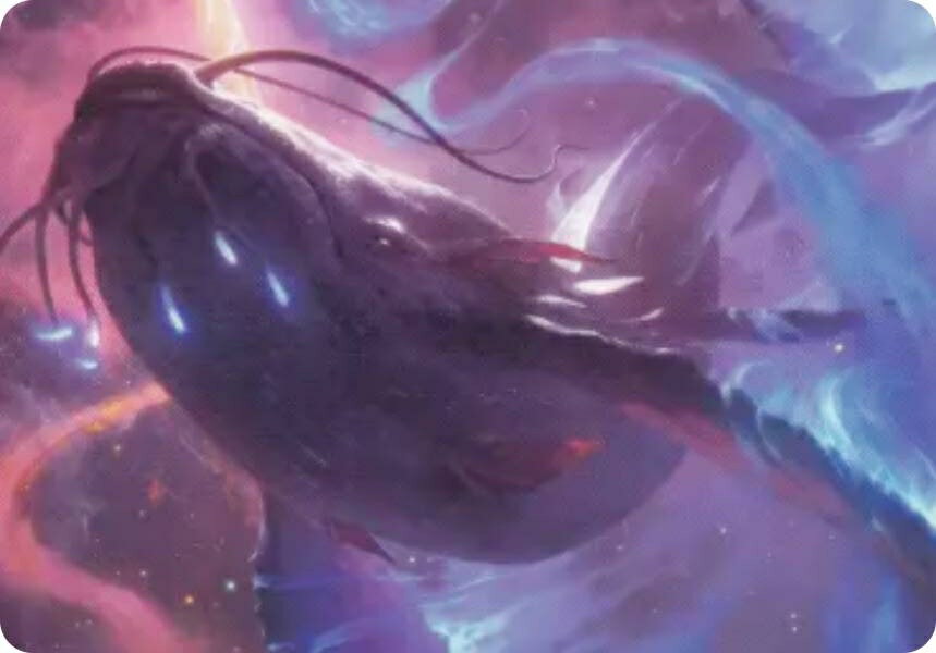 マジックザギャザリング EOE JP 09/54 星破りの鯨 (日本語版 アート・カード) 久遠の終端 (MTG)