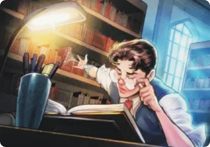 マジックザギャザリング SPM JP 33/54 ピーター・パーカー (日本語版 アート・カード) マーベル スパイダーマン (MTG)