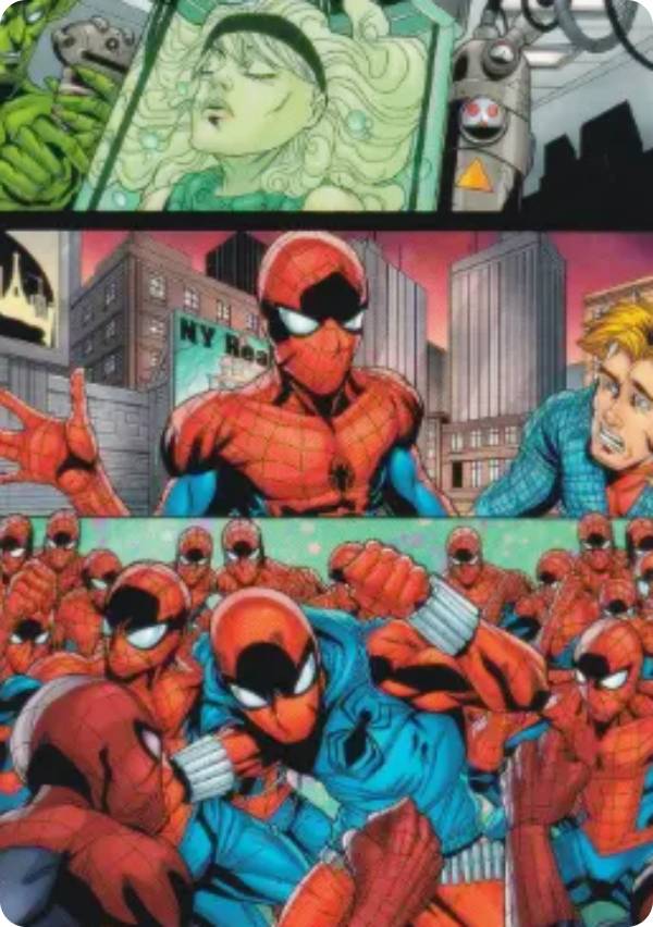 マジックザギャザリング SPM JP 42/54 クローン・サーガ (日本語版 アート・カード) マーベル スパイダーマン (MTG)