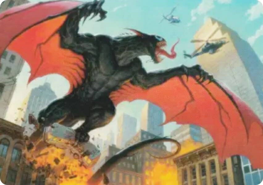 マジックザギャザリング SPM JP 54/54 ヌルの落とし子、グレンデル (日本語版 アート・カード) マーベル スパイダーマン (MTG)