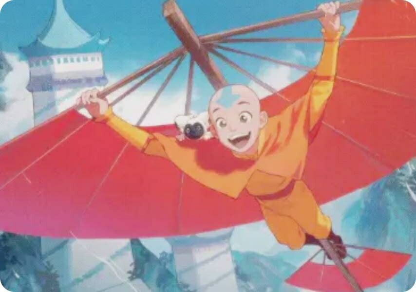 マジックザギャザリング TLA JP 01/54 最後の気のベンダー、アン (日本語版 アート・カード) アバター 伝説の少年アン (MTG)