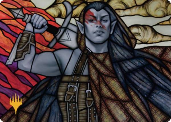 【金色箔押し】マジックザギャザリング DMU JP 75/81 連合の大将軍、ラーダ (日本語版 アート・カード) 団結のドミナリア