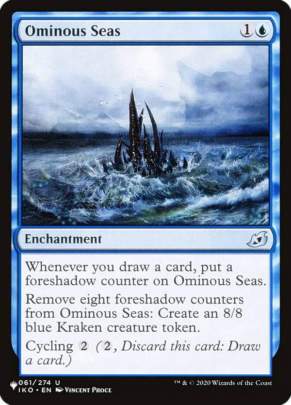 マジックザギャザリング IKO Ominous Seas (英語版 アンコモン) The List ザ・リスト