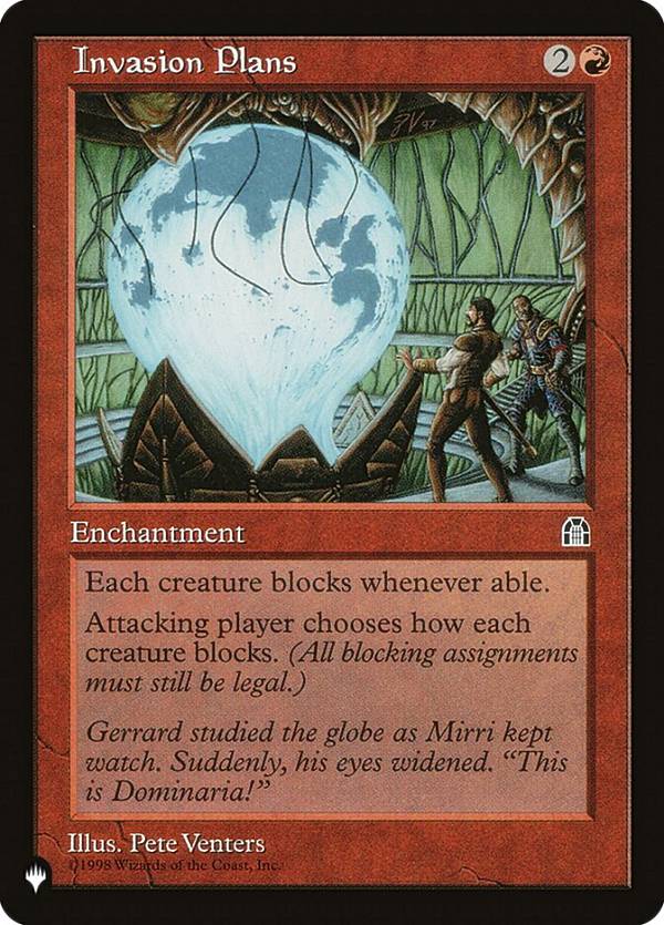 ޥå㥶 STH Invasion Plans (Ѹ ) The List ꥹ