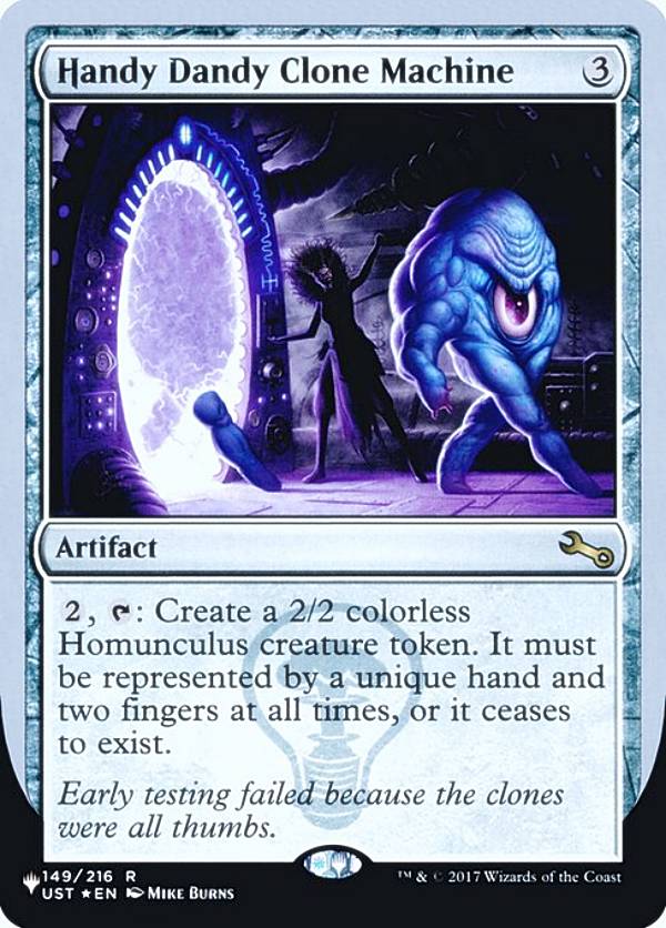 ��FOIL�ۥޥ��å������㥶��� UST Handy Dandy Clone Machine (�Ѹ��� �쥢) The List �����ꥹ��