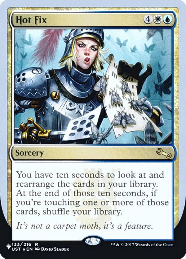 ��FOIL�ۥޥ��å������㥶��� UST Hot Fix (�Ѹ��� �쥢) The List �����ꥹ��