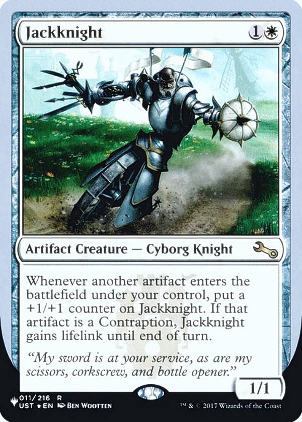 【FOIL】マジックザギャザリング UST Jackknight (英語版 レア) The List ザ・リスト