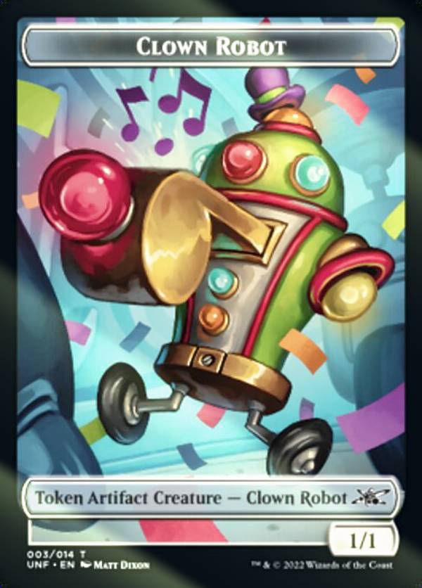 Rakuten - 【FOIL】マジックザギャザリング UNF EN 003 Clown Robot (英語版 トークン) UNFINITY