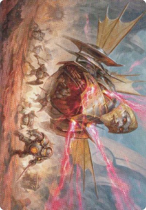 MAGIC The Gathering - マジックザギャザリング BRO 44/81 ウルザの空戦艇、リベレーター号 (日本語版 アート・カード) 兄弟戦争