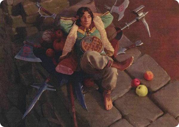 マジックザギャザリング LTR JP 65/81 アイゼンガルドの監視人、メリー (日本語版 アート・カード) 指輪物語：中つ国の伝承