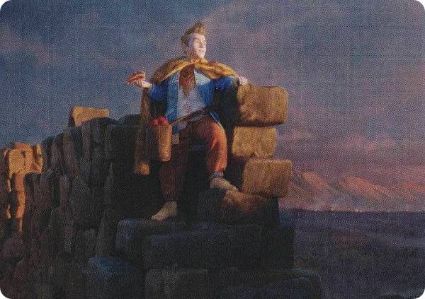 マジックザギャザリング LTR JP 66/81 アイゼンガルドの監視人、ピピン (日本語版 アート・カード) 指輪物語：中つ国の伝承