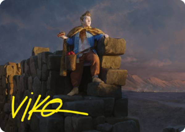 【金色箔押し】マジックザギャザリング LTR JP 66/81 アイゼンガルドの監視人、ピピン (日本語版 アート・カード) 指輪物語：中つ国の伝承