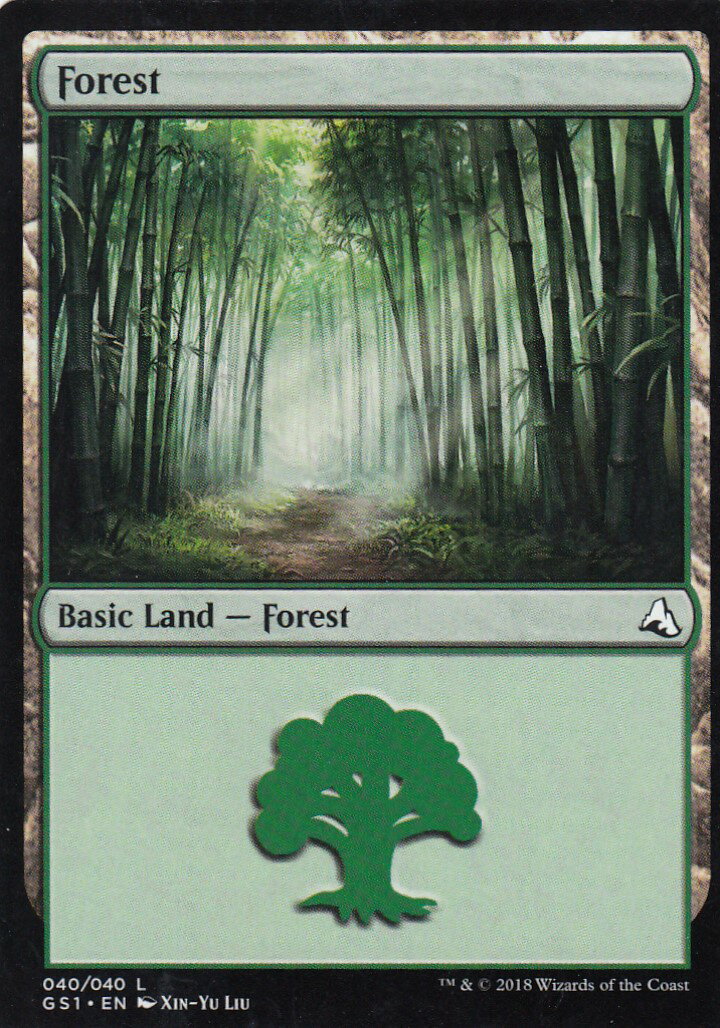 ޥå㥶 MTG GS1 EN 040  Forest(ѸǴ) Jiang Yanggu &Mu Yanling