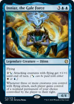 マジックザギャザリング JMP EN 012 Inniaz, the Gale Force (英語版 レア) Jumpstart MTG