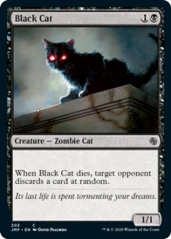 マジックザギャザリング JMP EN 203 黒猫 (英語版 コモン) Jumpstart MTG
