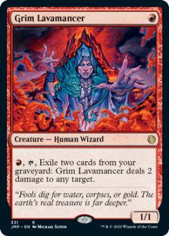 マジックザギャザリング JMP EN 331 渋面の溶岩使い (英語版 レア) Jumpstart MTG