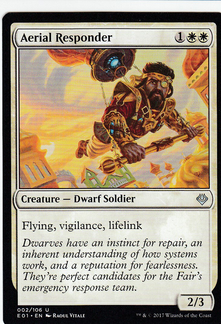 マジックザギャザリング MTG E01 EN 002 空中対応員 Aerial Responder (英語版 アンコモン) Archenemy Nicol Bolas ANN