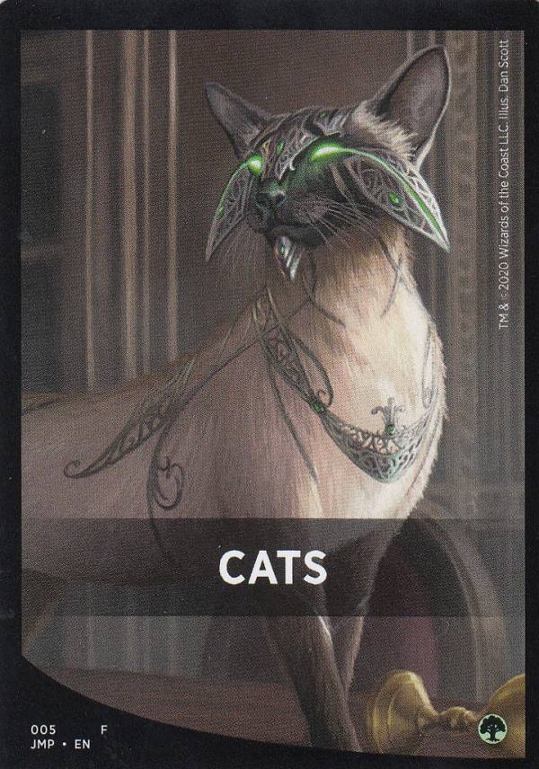 マジックザギャザリング JMP EN 005 F CATS (英語版 テーマカード) Jumpstart MTG