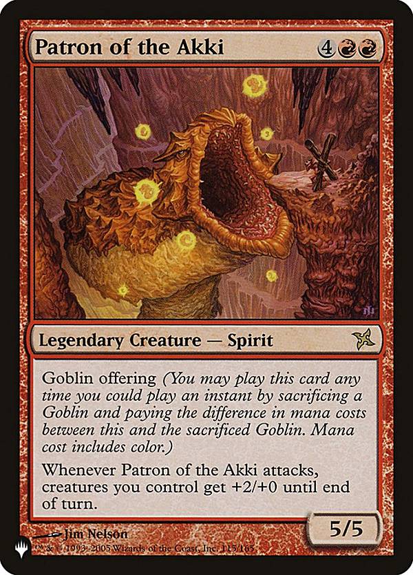 マジックザギャザリング BOK EN Patron of the Akki (英語版 レア) The List ザ・リスト