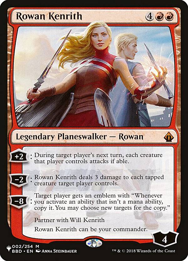 マジックザギャザリング BBD EN Rowan Kenrith (英語版 神話レア) The List ザ・リスト