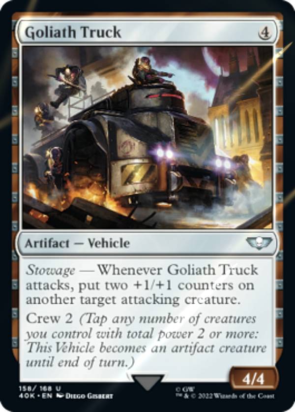 樂天商城 - 【サージ・FOIL】マジックザギャザリング 40K EN 158 Goliath Truck (英語版 アンコモン) 統率者デッキ：Warhammer 40,000 Collector's Edition