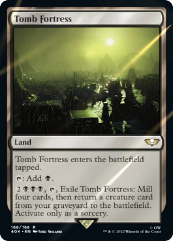 マジックザギャザリング 40K EN 168 Tomb Fortress (英語版 神話レア) 統率者デッキ：Warhammer 40,000 Collector's Edition
