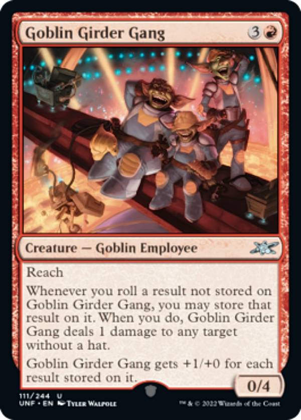 �ޥ��å������㥶��� UNF EN 111 Goblin Girder Gang (�Ѹ��� ���󥳥��) UNFINITY