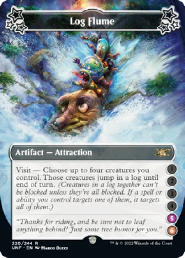 マジックザギャザリング UNF EN 220B(5)(6) Log Flume (英語版 レア) UNFINITY