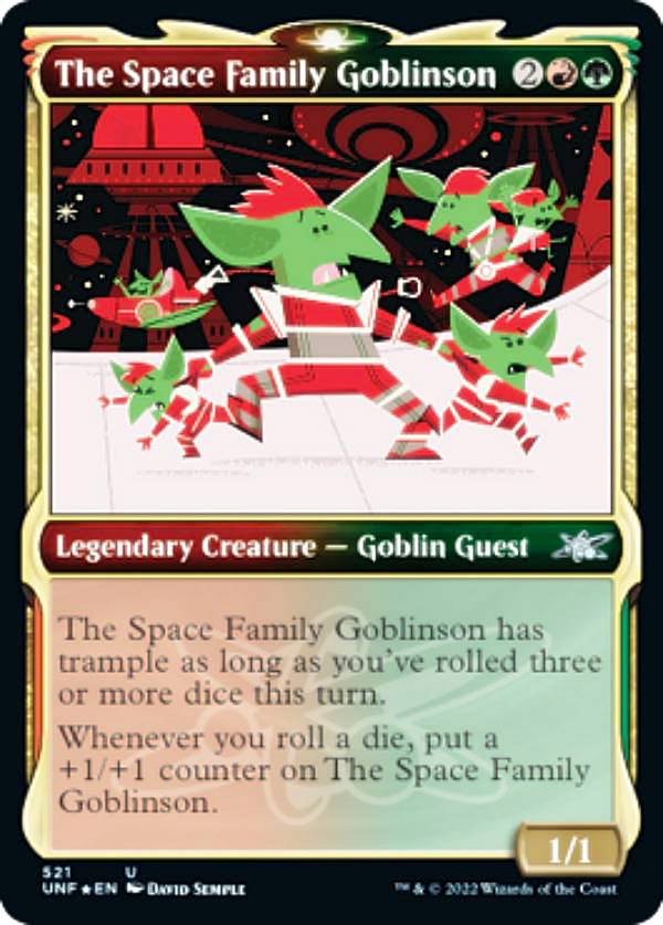 【ギャラクシー・FOIL】マジックザギャザリング UNF EN 521 The Space Family Goblinson (英語版 アンコモン) UNFINITY