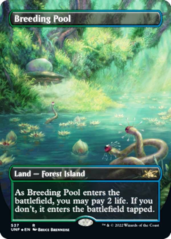 マジックザギャザリング UNF EN 537 Breeding Pool (英語版 レア) UNFINITY