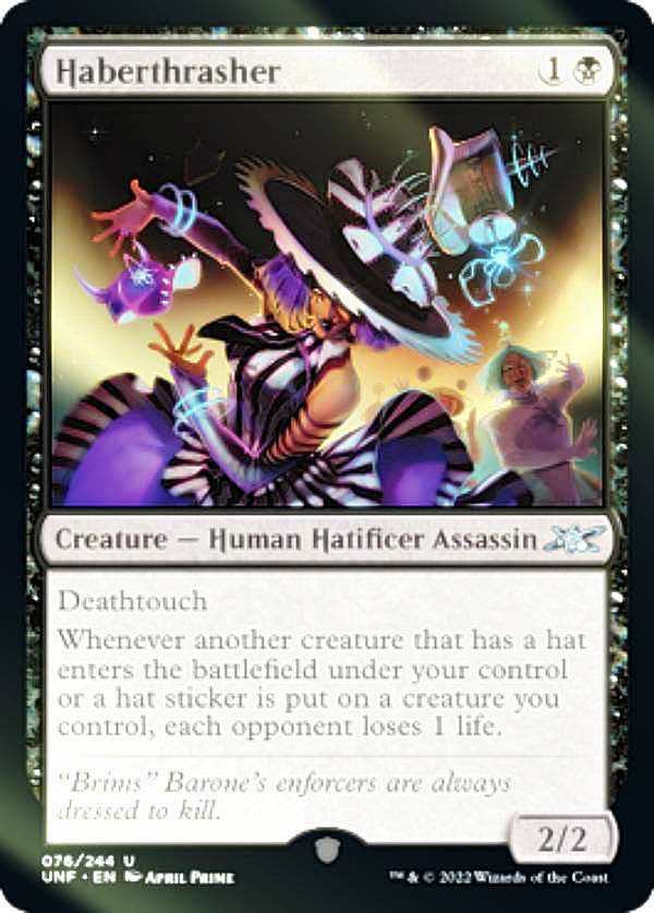【FOIL】マジックザギャザリング UNF EN 076 Haberthrasher (英語版 アンコモン) UNFINITY
