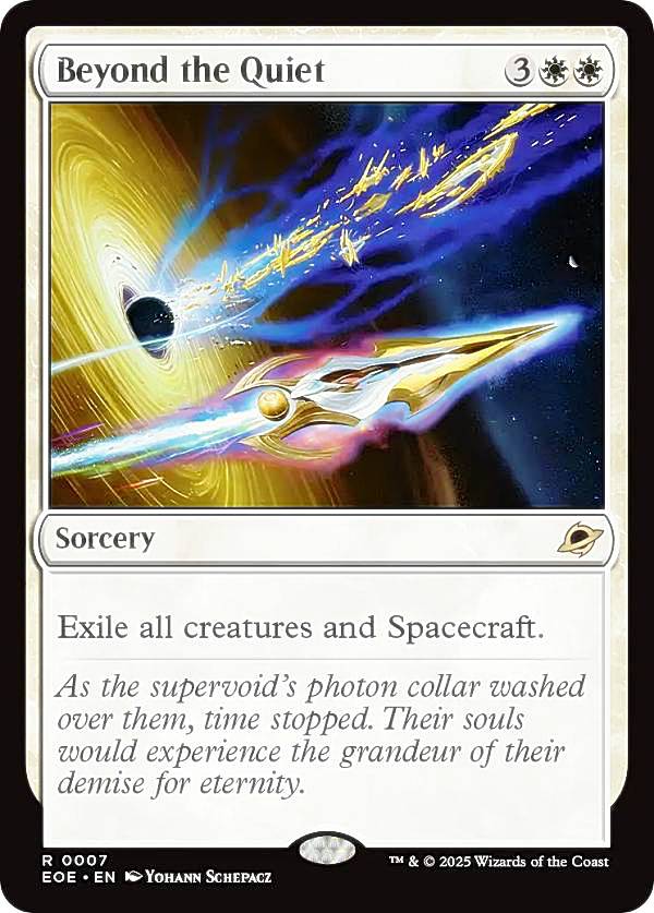 マジックザギャザリング EOE EN 0007 静寂のその先へ (英語版 レア) 久遠の終端 (MTG)