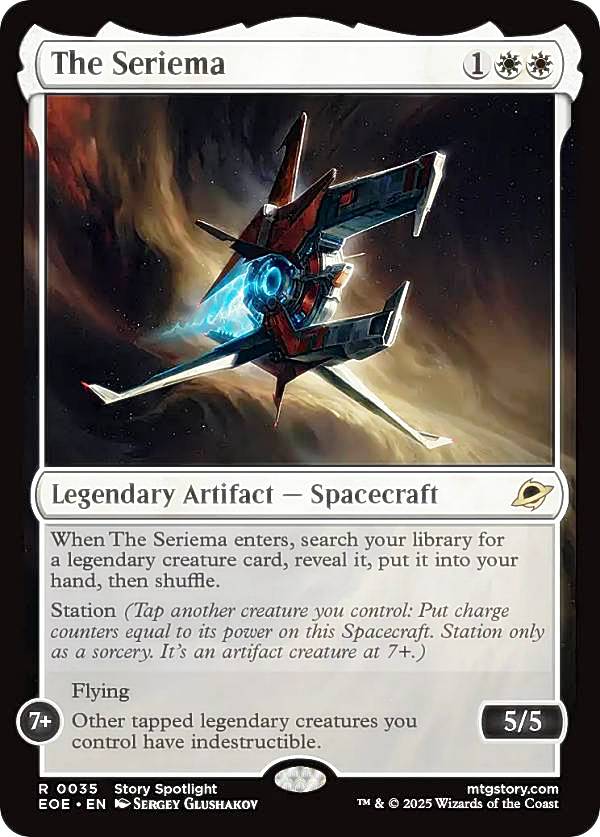 マジックザギャザリング EOE EN 0035 セリーマ号 (英語版 レア) 久遠の終端 (MTG)