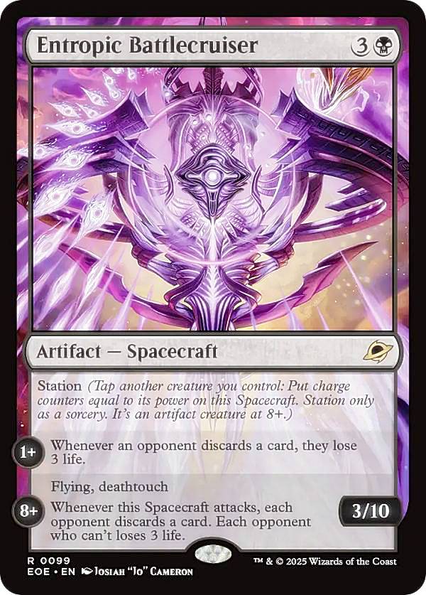 マジックザギャザリング EOE EN 0099 高エントロピー巡洋戦艦 (英語版 レア) 久遠の終端 (MTG)