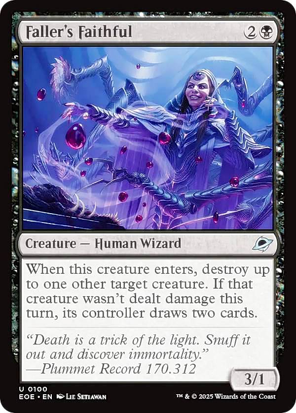 マジックザギャザリング EOE EN 0100 切り倒す者の信者 (英語版 アンコモン) 久遠の終端 (MTG)