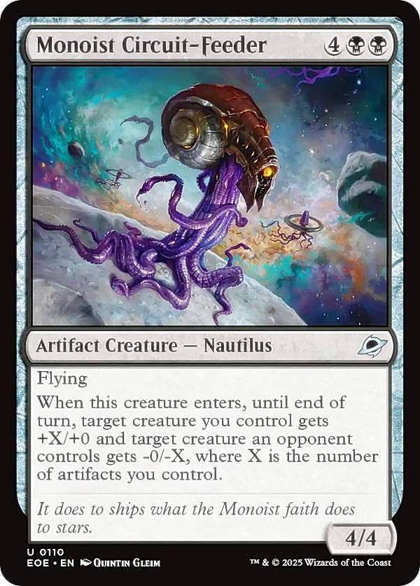マジックザギャザリング EOE EN 0110 モノイストの回路供給者 (英語版 アンコモン) 久遠の終端 (MTG)