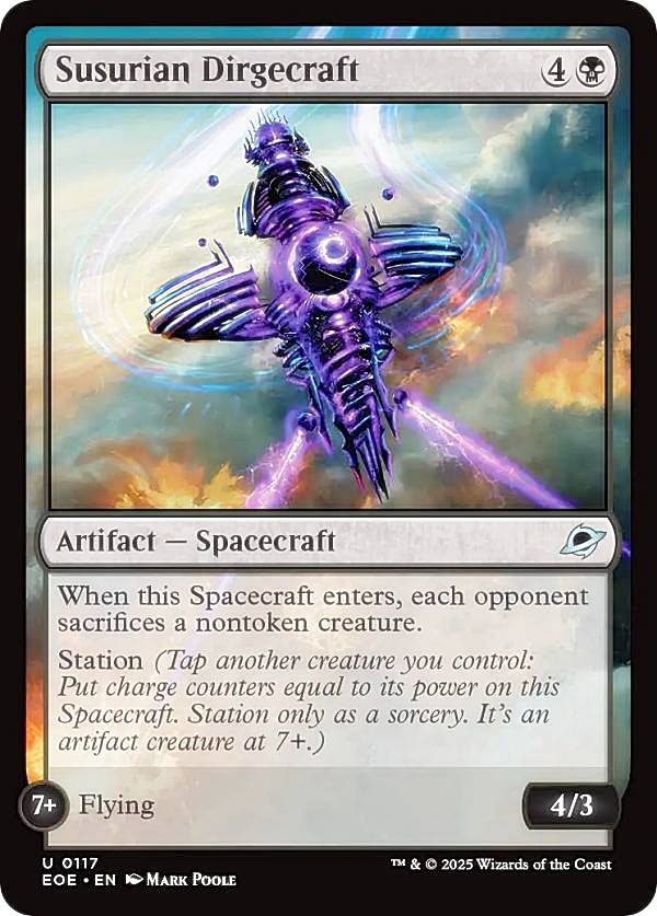 マジックザギャザリング EOE EN 0117 ススリアンの葬奏船 (英語版 アンコモン) 久遠の終端 (MTG)