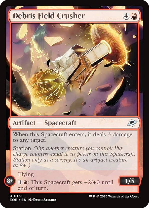 マジックザギャザリング EOE EN 0131 デブリ宙域の破砕船 (英語版 アンコモン) 久遠の終端 (MTG)