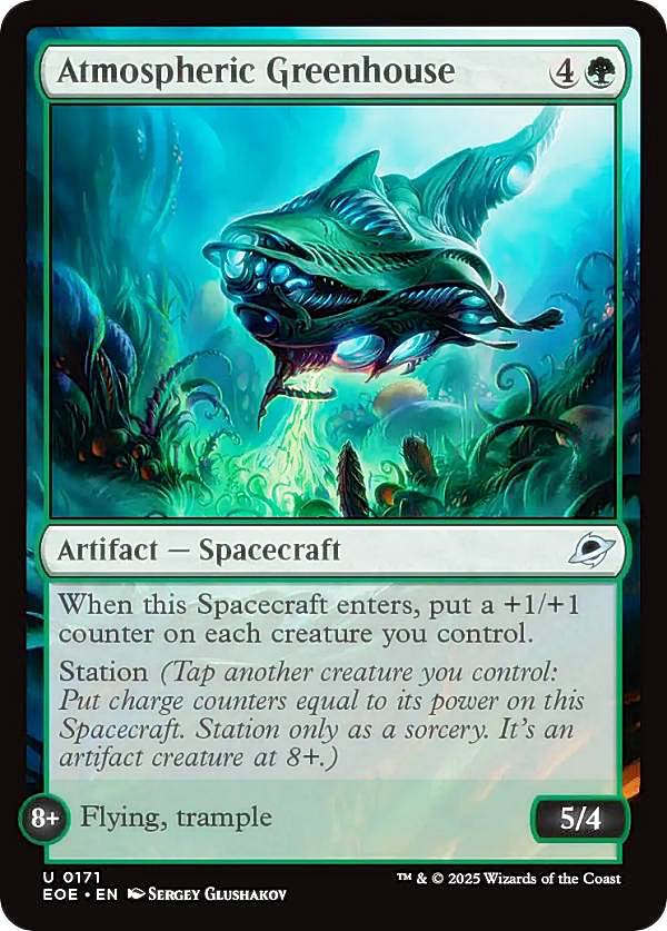 マジックザギャザリング EOE EN 0171 大気温室船 (英語版 アンコモン) 久遠の終端 (MTG)