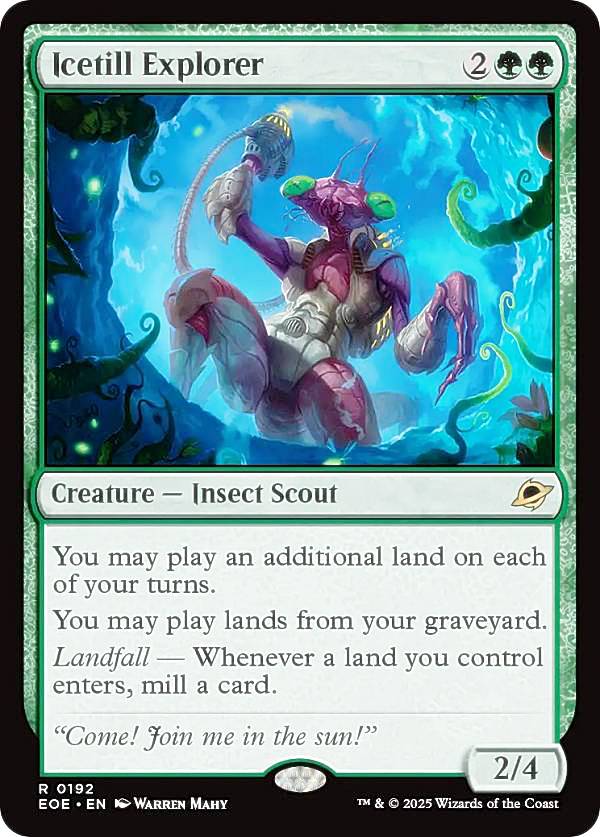 マジックザギャザリング EOE EN 0192 氷耕しの探検家 (英語版 レア) 久遠の終端 (MTG)