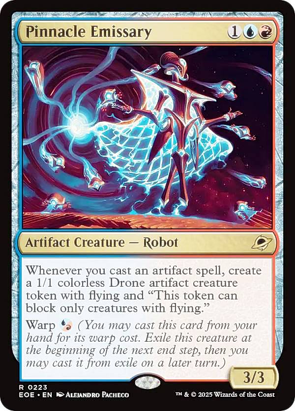 マジックザギャザリング EOE EN 0223 ピナクルの特使 (英語版 レア) 久遠の終端 (MTG)