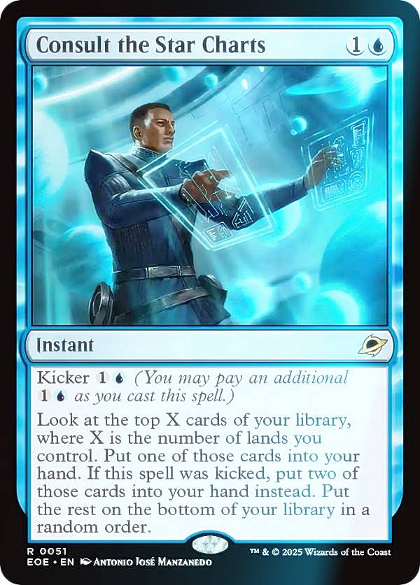 【FOIL】マジックザギャザリング EOE EN 0051 星間航路の助言 (英語版 レア) 久遠の終端 (MTG)